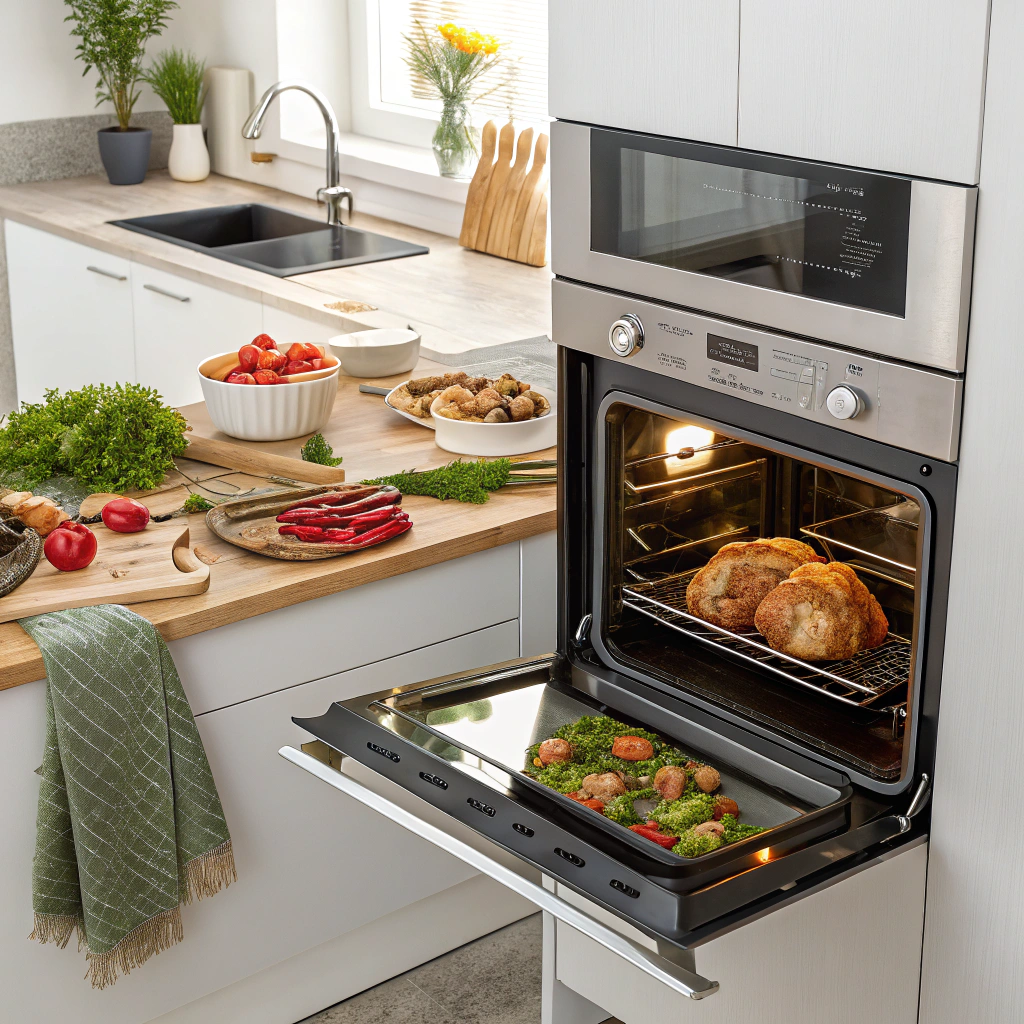 Modern built-in oven and range repair service
