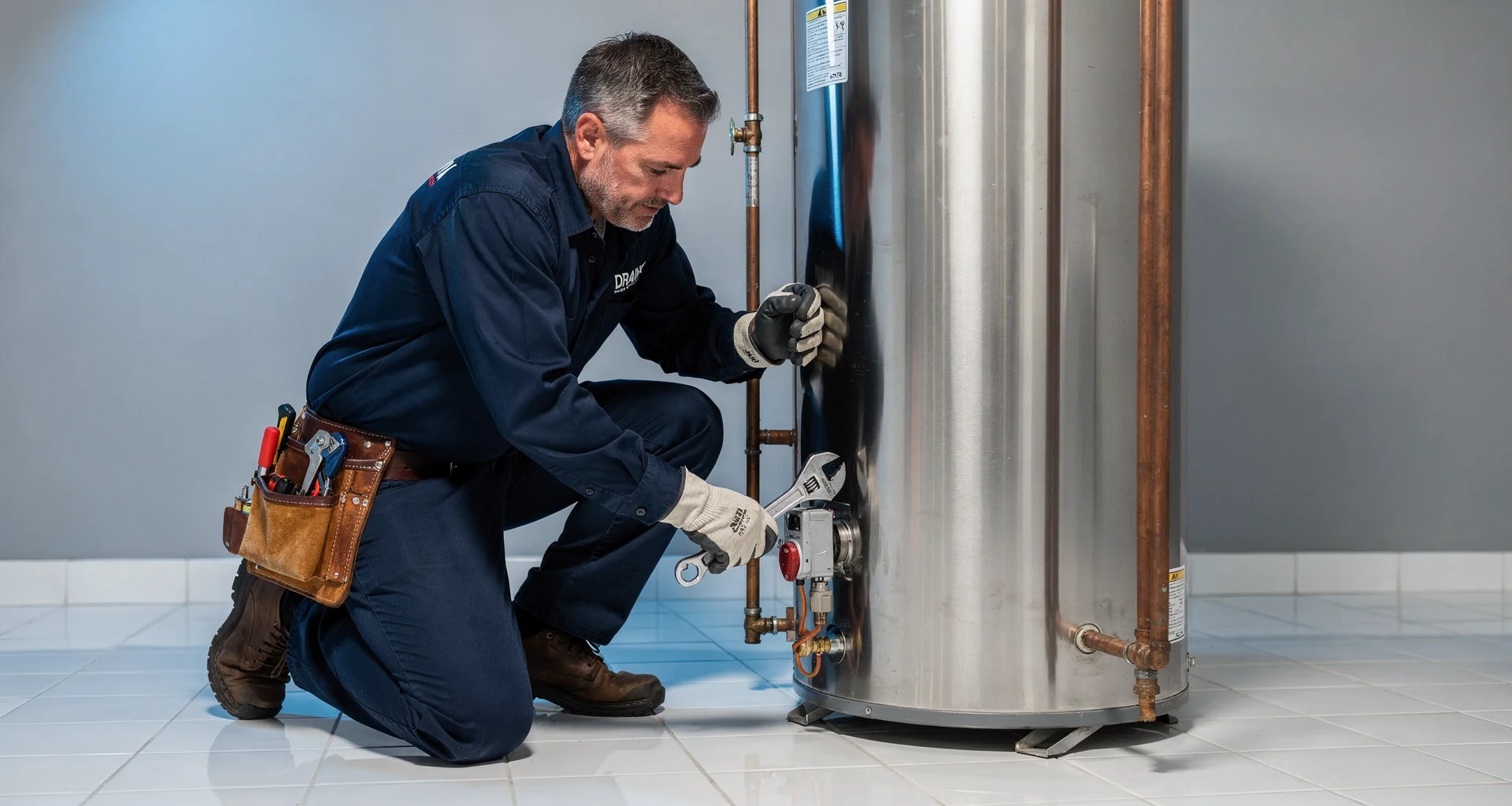 Inspect Water Line Valves & Exhaust Flues